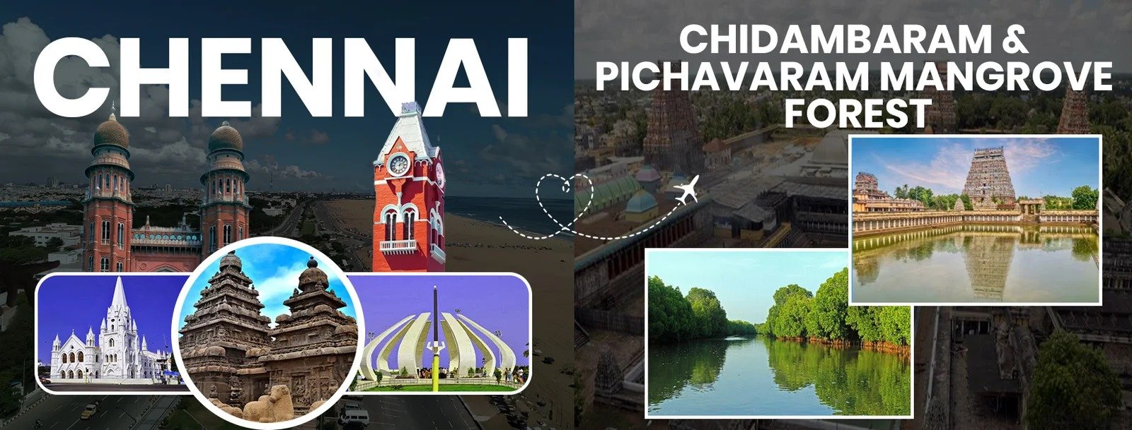 Chennai to Chidambaram & Pichavaram Mangrove Forest - Sindhu Travels